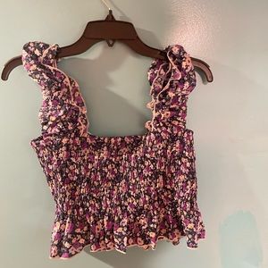 Floral crop top